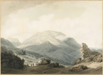 Mount Parnassus from the Road Between Livadia and Delphi, c.1790